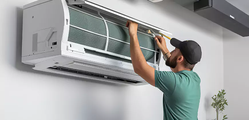 Bathroom and Small Space Ductless Installation in El Cajon